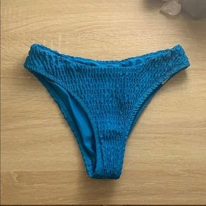 Blue Cheeky Swim Bottoms